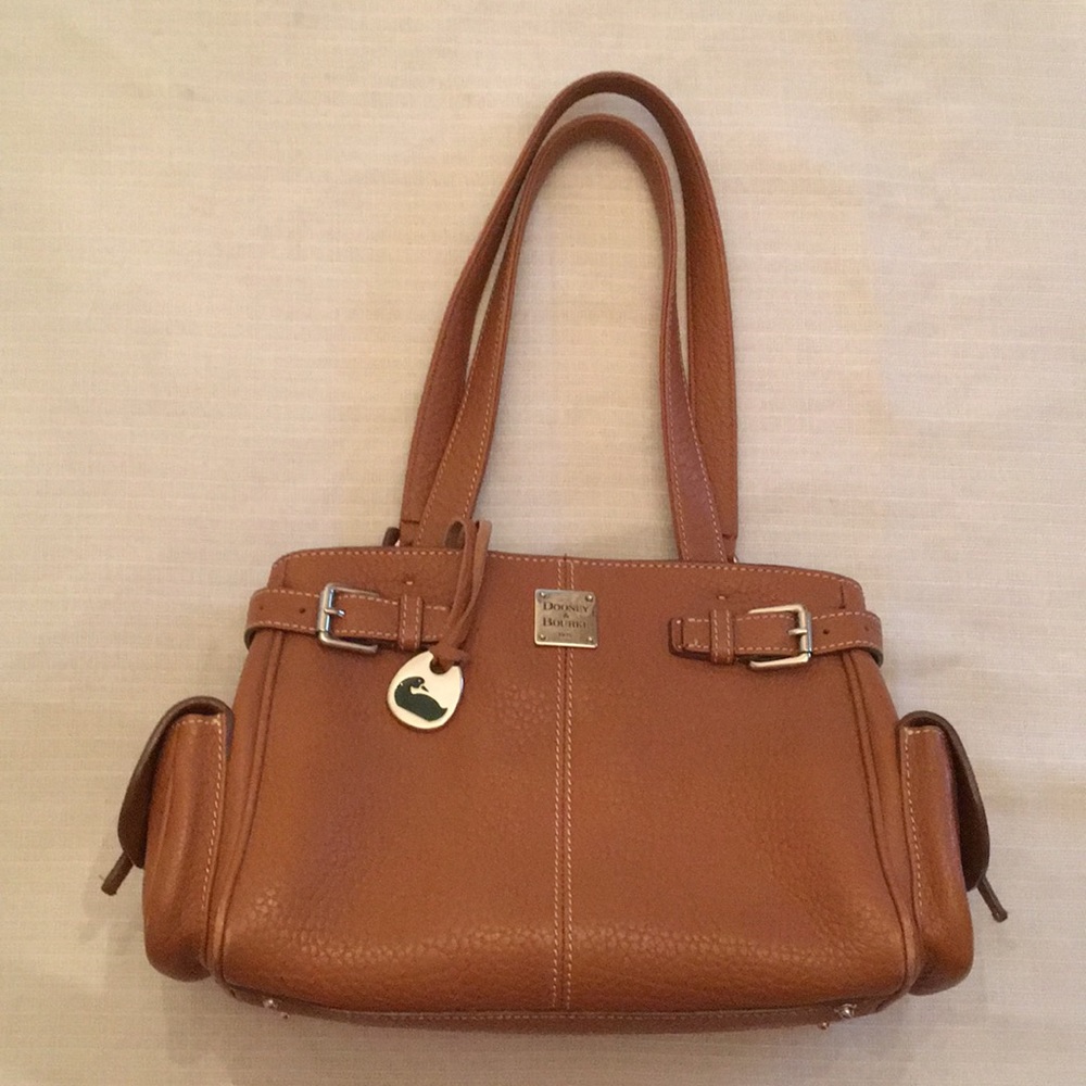 Dooney & Bourke 1975 Pebbled Leather Satchel Purse